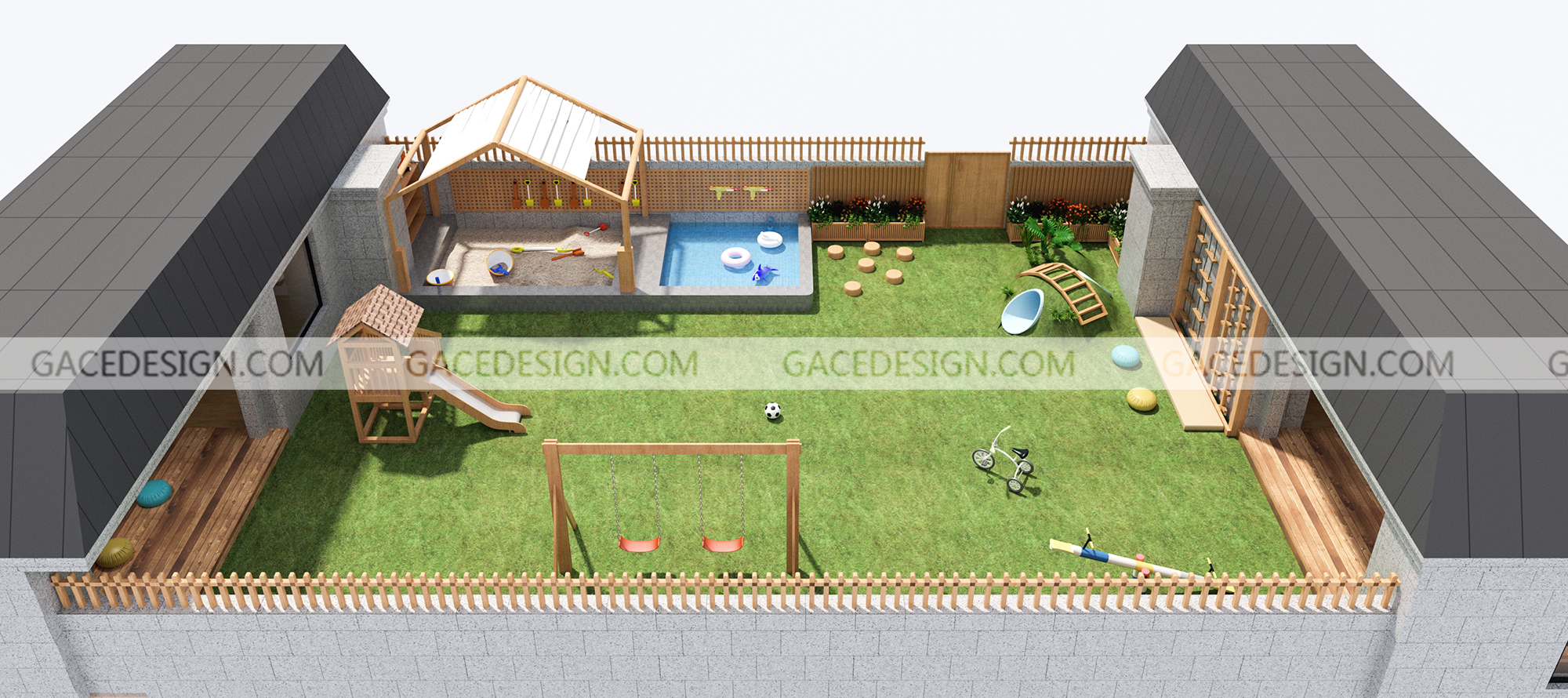 幼兒園戶外設(shè)計要怎么布局？